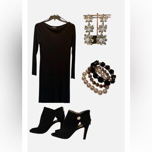 Ralph Lauren Black A line Dress size large